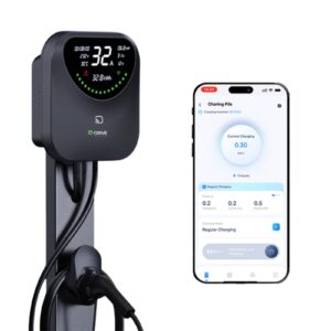 Borne de recharge pour véhicule électrique – 7 kW | 32A | Monophasé | Câble 6 m